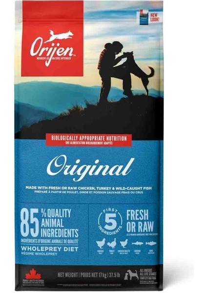 Original Tahılsız Yetişkin Köpek Maması 17 kg