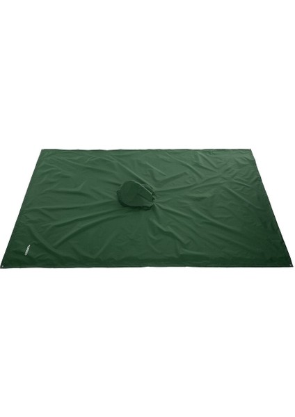 Su Rüzgar Geçirmez Uzun Kapşonlu Panço Yağmurluk (Yurt Dışından)
