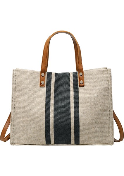 Kadın El Çantası Büyük Kapasiteli Kanvas Çanta (Yurt Dışından)