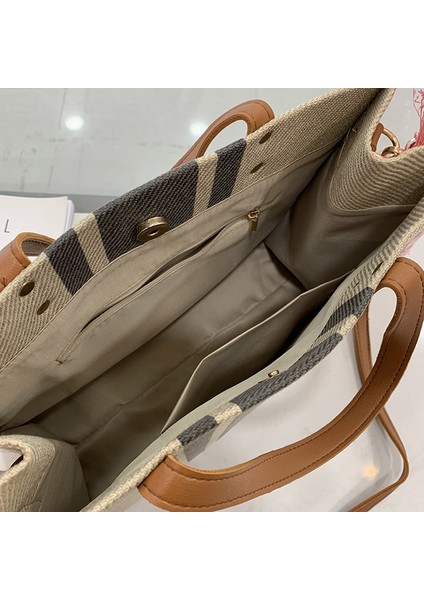 Kadın El Çantası Büyük Kapasiteli Kanvas Çanta (Yurt Dışından) fırsatları