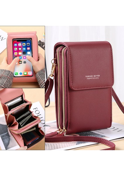 Moda Messenger Omuz Çantası Cep Telefonu Çantası (Yurt Dışından)