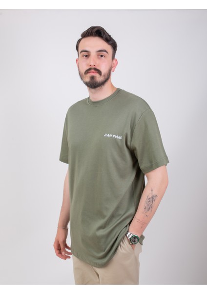 Jean Pıaré Oversızed Tee JPSW2023 Collectıon Haki