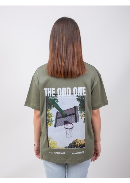Jean Pıaré Oversızed Tee JPSW2023 Collectıon Haki fırsatları