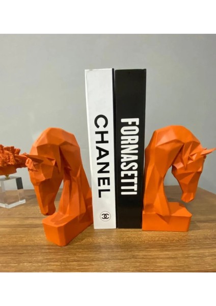 Kitap Tutucu Kübik At Figürlü 2 Li