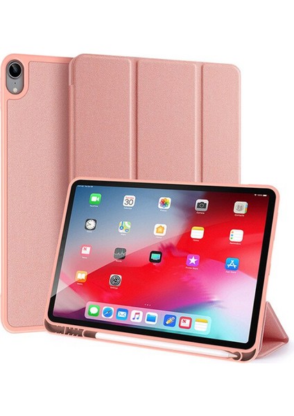 Dux Ducis iPad Air 4 10.9 Kılıf Kalem Yerli Soft Tpu Mıknatıslı Kılıf (Domo)