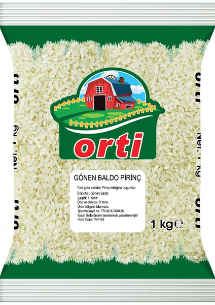 Orti Gönen Baldo Pirinç 1kg