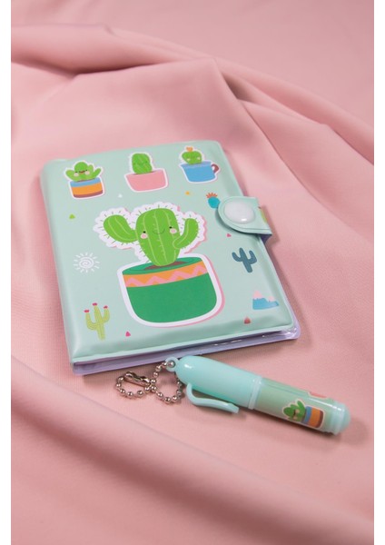 Kaktüs Defter ve Kalem Seti -Notebook -Defter modelleri