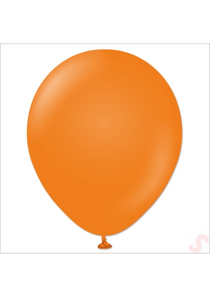 Turuncu Pastel Balon, 30CM x 10 Adet