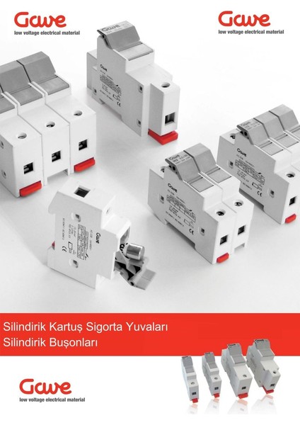 Foto Voltaik 10X38 1000 Vdc Silindirik Sigorta Busonu Akım: 15 A Pv 10 Adet Marka: Gave modelleri