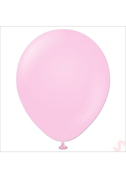 Pembe Pastel Balon, 30CM x 10 Adet