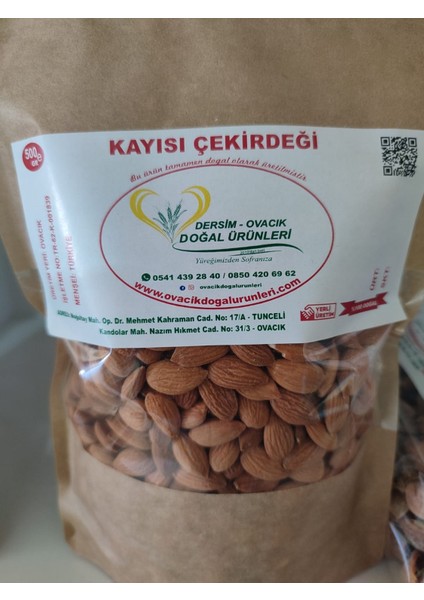 Doğal Kayısı Çekirdeği 500 gr