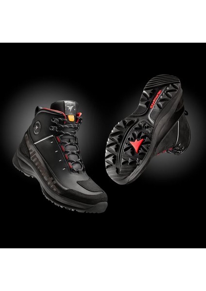 Vertigo Wp Black Anthracite Korumalı Motosiklet Ayakkabısı