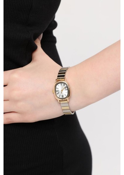 Lilith Roma Rakam Gümüş Kadran Gold-Gümüş Kordon Kadın Kol Saati fiyatları