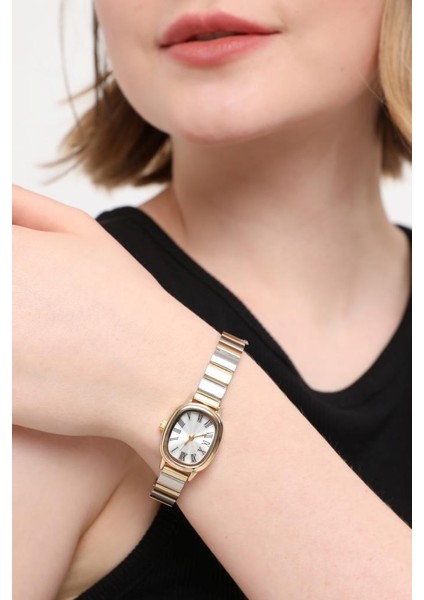 Lilith Roma Rakam Gümüş Kadran Gold-Gümüş Kordon Kadın Kol Saati indirimleri