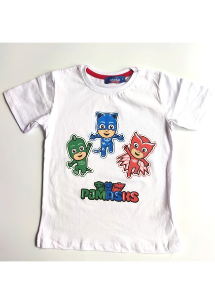 Pj Masks Baskılı Çocuk T-Shirt