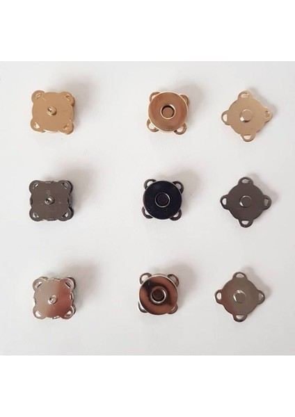 Metal Dikmeli Mıknatıs 6 Lı Pkt Altın Renk