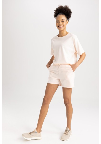 Fit Standart Fit Sporcu İnce Kumaş Şort Z6696AZ23SM