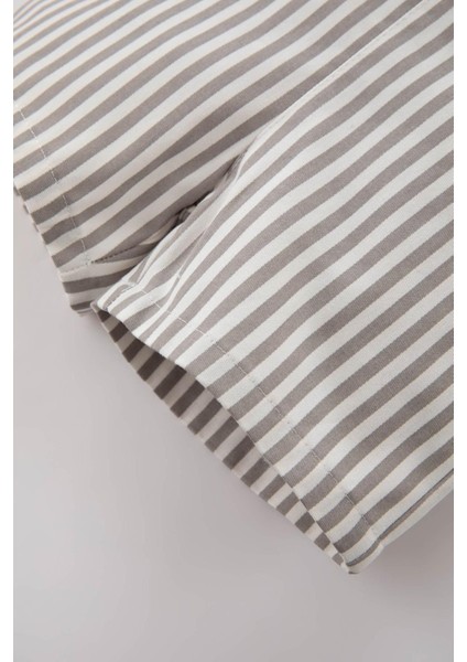 Erkek Bebek Çizgili Gabardin Tulum Z8861A223SM