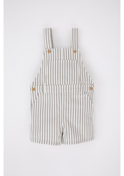 Erkek Bebek Çizgili Gabardin Tulum Z8861A223SM