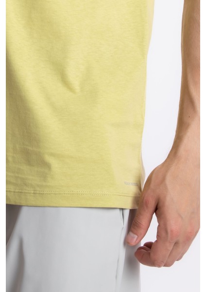 Erkek O-Yaka Cepli T-Shirt Bolsillo - Açık Haki indirimleri