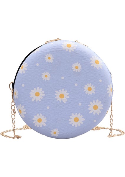 Kore Tarzı Moda Omuz Çantası Papatya Çiçeği Baskılı Çanta (Yurt Dışından)