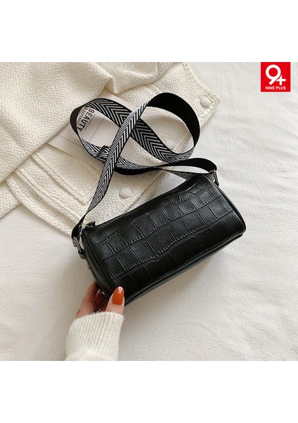 Deri Omuz Yastık Çantası Kadın Yeni Deri Çapraz Büyük Kapasiteli Çok Yönlü Moda Messenger Çanta (Yurt Dışından) modelleri