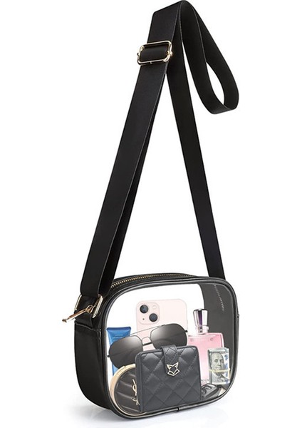 Kadınlar Için Pvc Şeffaf Omuz Messenger Çanta (Yurt Dışından)