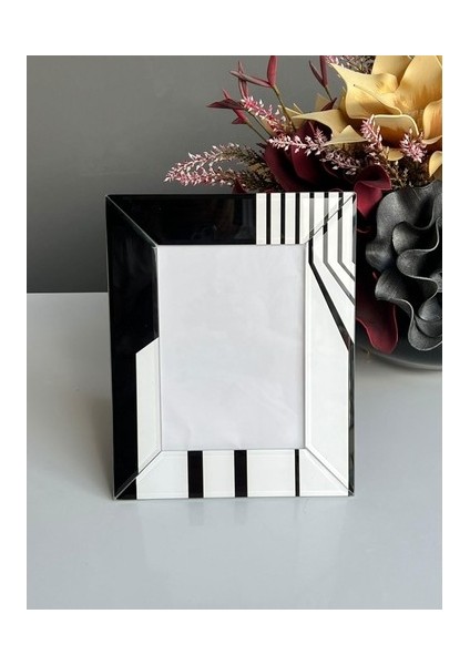 Modern Siyah Çizgili Çerçeve 5*7 cm