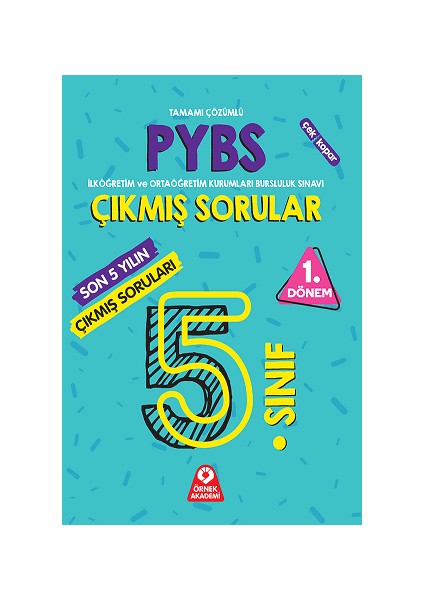 5. Sınıf 2023 1. Dönem PYBS Bursluluk Son 5 Yılın Çıkmış Soruları fiyatları