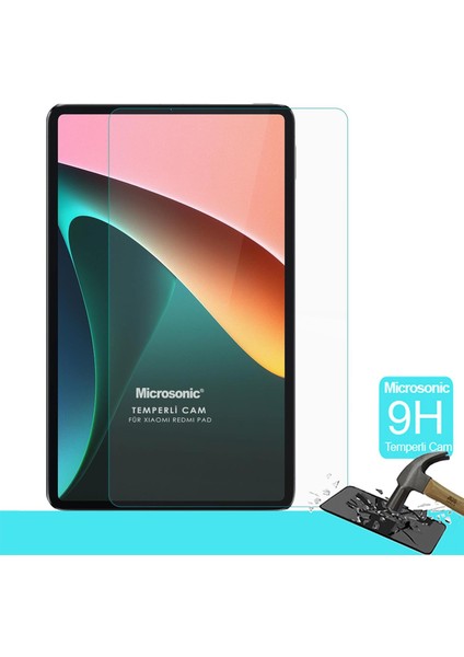 Xiaomi Redmi Pad Tempered Glass Cam Ekran Koruyucu