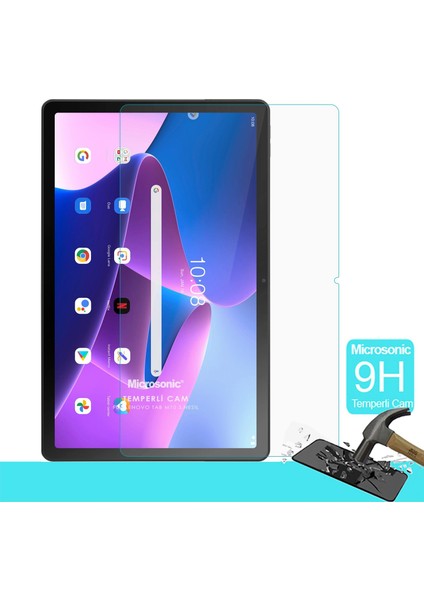 Lenovo Tab M10 3.nesil 10.1`` (TB-328F) Tempered Glass Cam Ekran Koruyucu