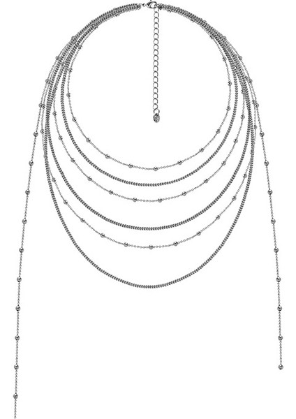Kadın Çok Katmanlı Kolye Hafif Lüks Niş Retro Klavikula Zinciri (Yurt Dışından)