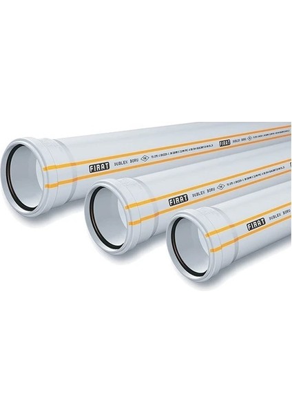 50*500 mm(50 cm) Pvc Pimaş Dublex Atık Su Borusu 3.2 mm (1 Adet)