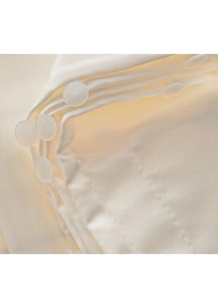 Lüx Atlas Saten Krem Güneşlik Perde - 360 x 200 cm fiyatları