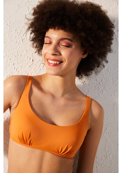 Basic Turuncu Bikini Üstü