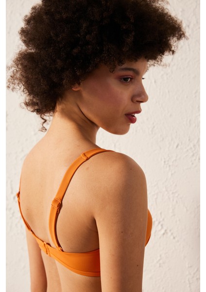 Basic Turuncu Bikini Üstü