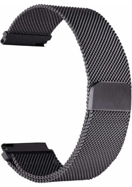 Haylou Rt LS05S / Dt3 Mate / Qcy Gtc / C4U C1 Uyumlu 22MM Hasır Örgü Metal Kordon