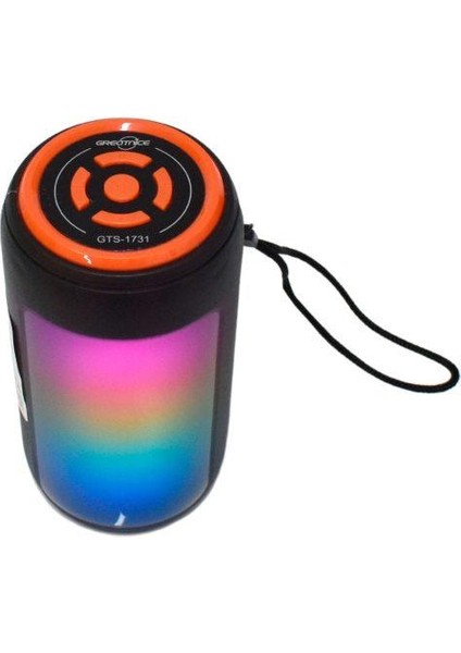 GTS-1731 Rgb Ledli Bluetooth Hoparlör Usb-Tf-Fm Radyo