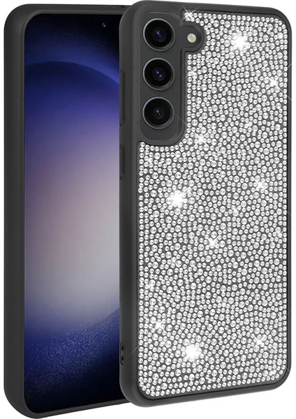 Samsung Galaxy S23 Plus Kılıf Parlak Taşlı Gösterişli Tasarımlı Kapak (Ston)