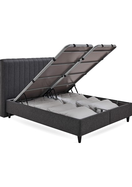 Bedding Lento Baza, Somni Başlık 2'li Set - Siyah indirimleri