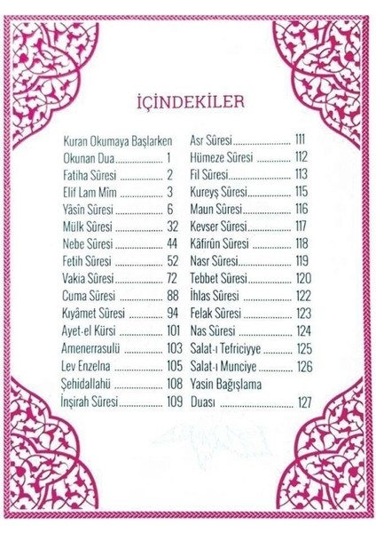 Hediyelik Şantuk Kese 128 Sayfa Yasin ve Tesbih Süslemeli Asetat Kutulu (17×15) Set Bebek Mavisi