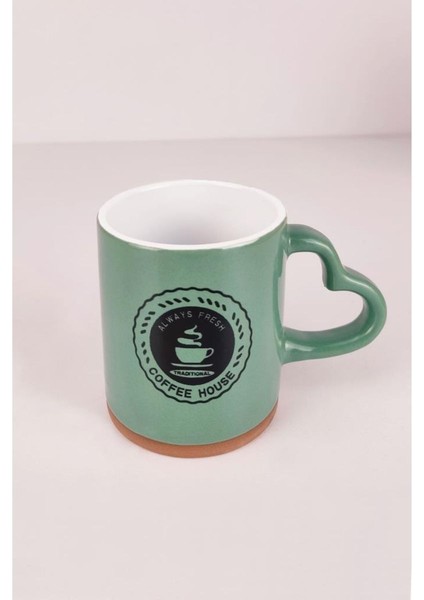 Porselen Mini Kupa Espresso Fincanı 7 Cm Yeşil - HLT-47