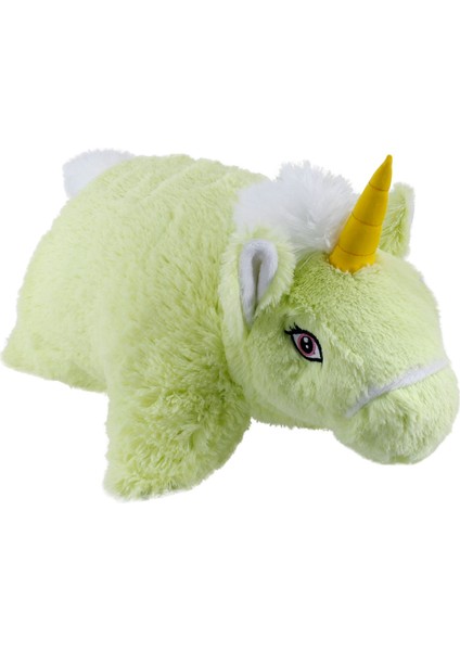 Neco Plush Unicorn Katlanır Yastık Peluş Yeşil