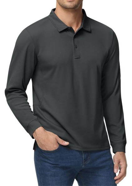 Erkek Jersey Golf Polo Gömlek Pike Performans Taktik Askeri Uzun Kollu T-Shirt fiyatları