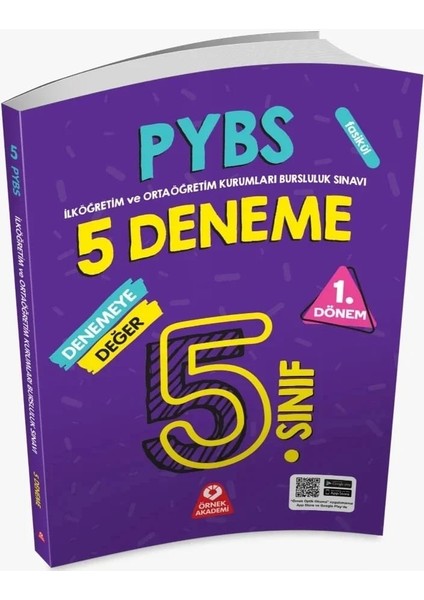 5. Sınıf 2023 1. Dönem PYBS Bursluluk 5 Deneme