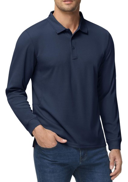 Erkek Jersey Golf Polo Gömlek Pike Performans Taktik Askeri Uzun Kollu T-Shirt fiyatları