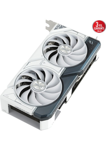 ASUS GEFORCE DUAL RTX 4060 TI 8GB 128bit GDDR6 2595MHz OC HDMI 3xDP (DUAL-RTX4060TI-O8G-WHITE) DLSS3 EKRAN KARTI