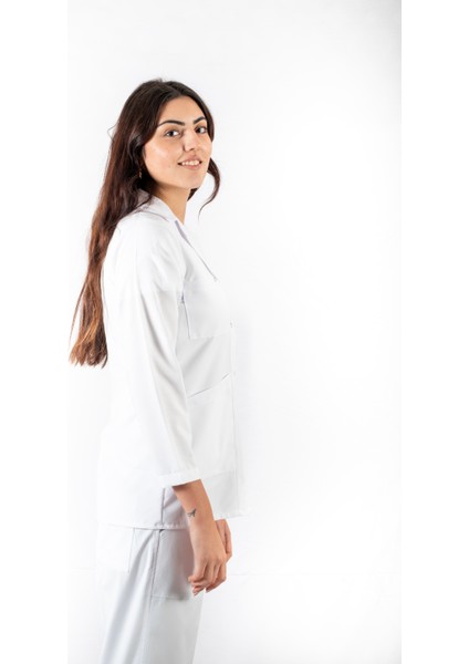 Beyaz Önlük Kısa - Doktor Önlüğü - Labaratuvar Önlüğü - Öğretmen Önlüğü fiyatları