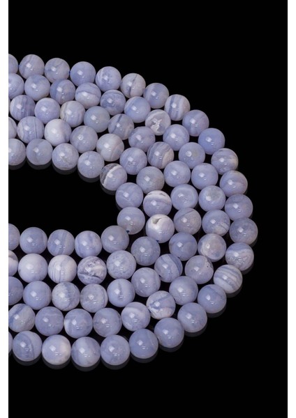 8 mm Kalsedon Taşı Dizi