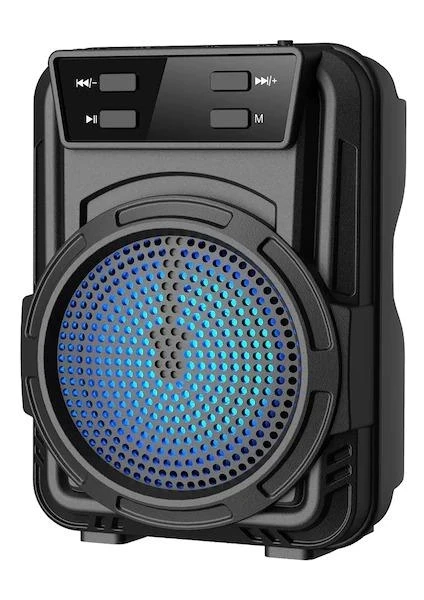 GTS-1346 Rgb Ledli Bluetooth Hoparlör Usb-Tf-Fm Radyo